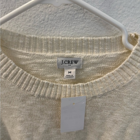 NWT J. crew Crewneck beach sweater size M - Picture 5 of 7